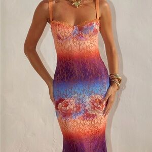 NWT Serina Ombre Floral Maxi Dress by Runaway the Label